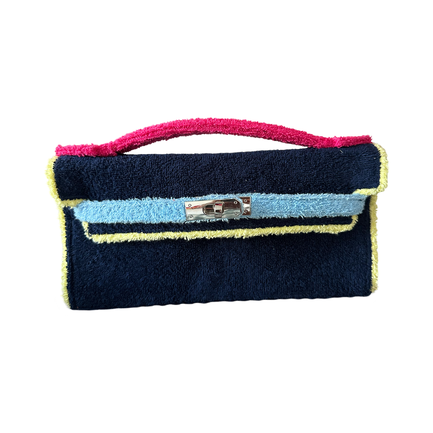 Terry Clutch multicolor navy