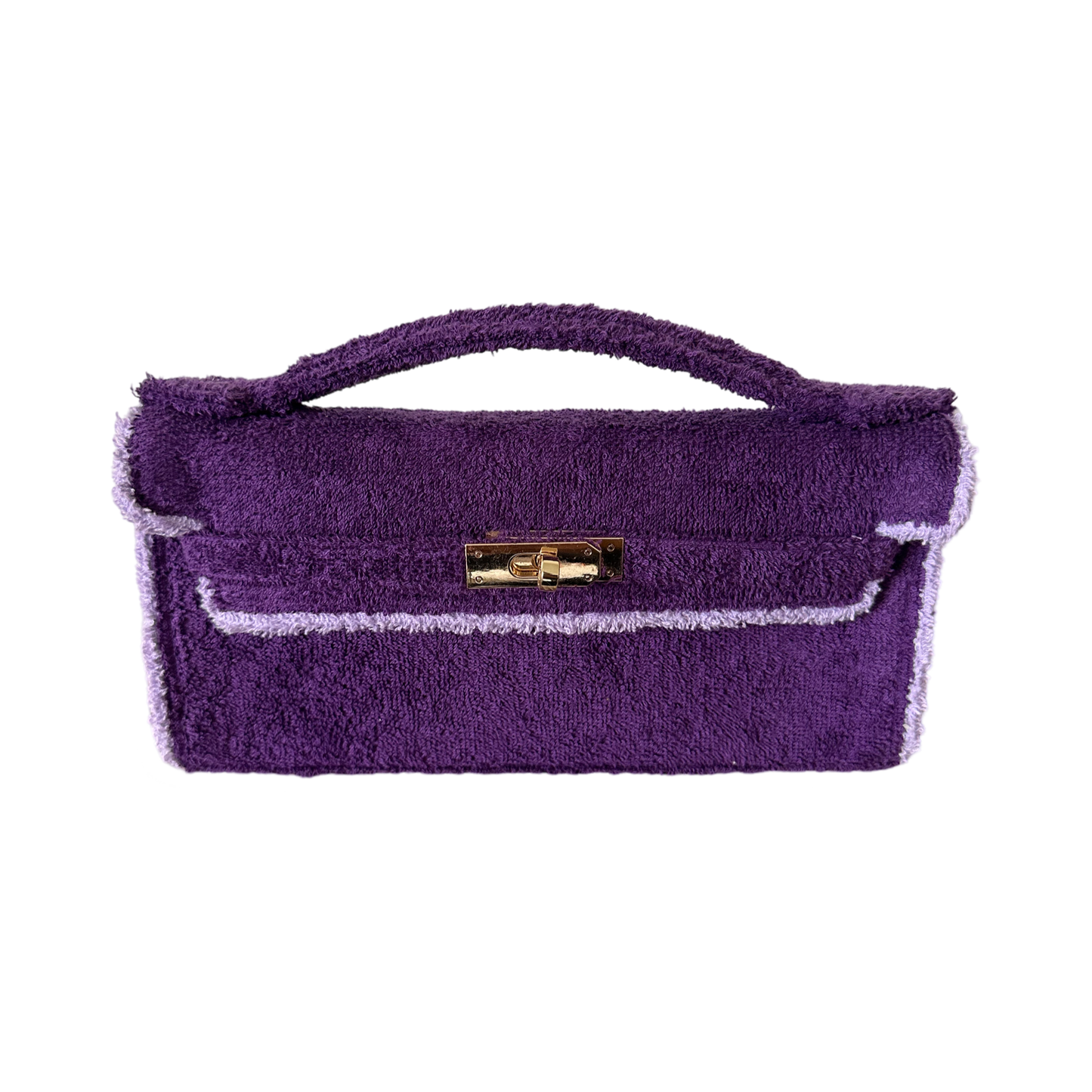 Terry Clutch Purple/Lilac