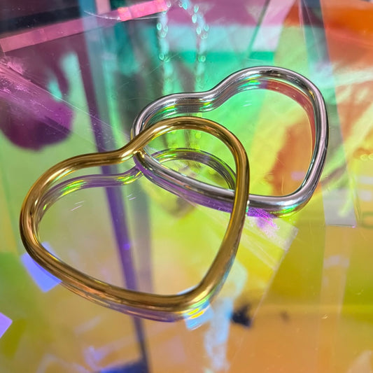 Heart bangle