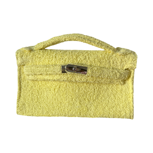 Terry Clutch butter yellow